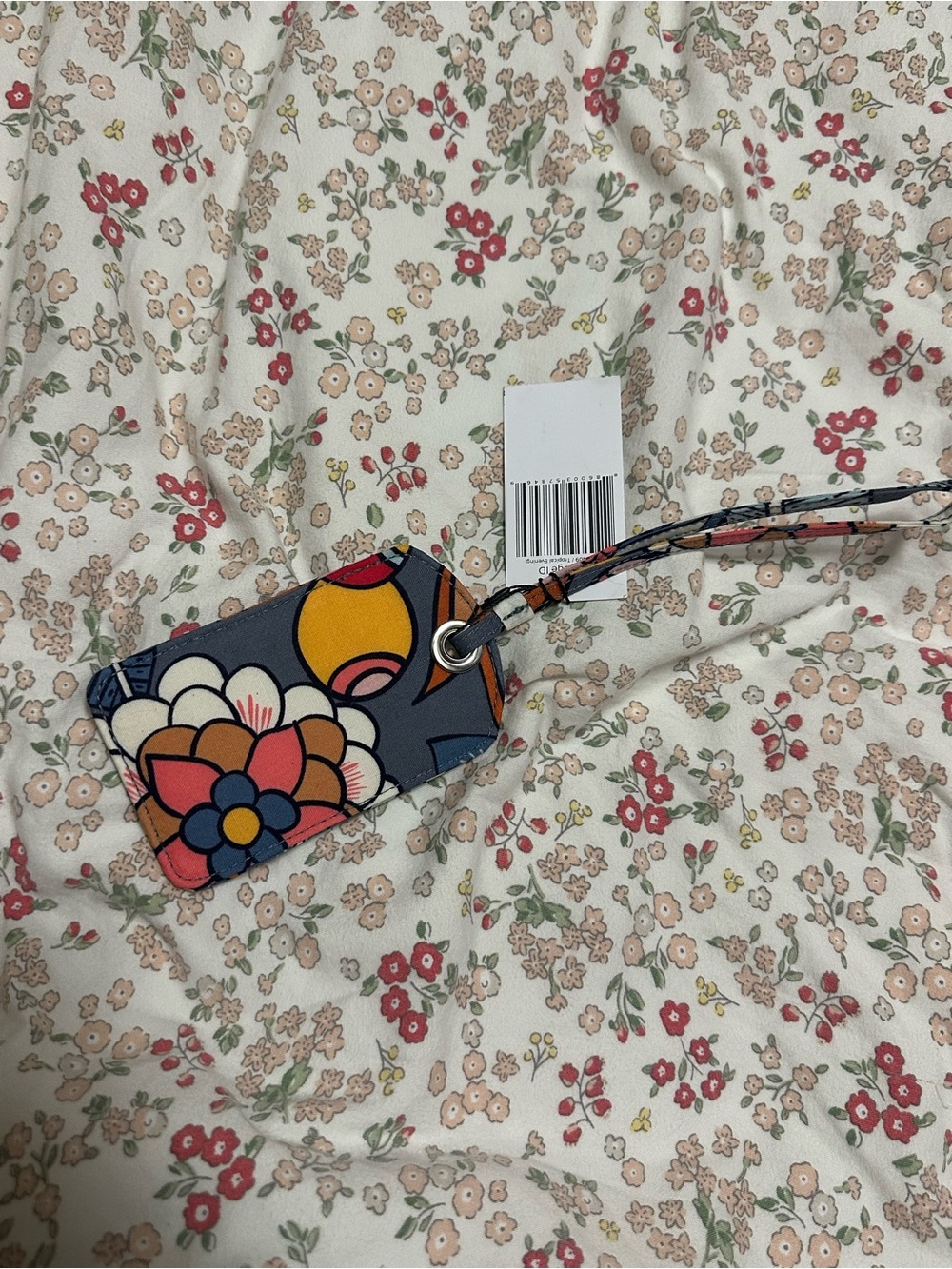 Vera Bradley Luggage Tag Tropical Evening Pattern